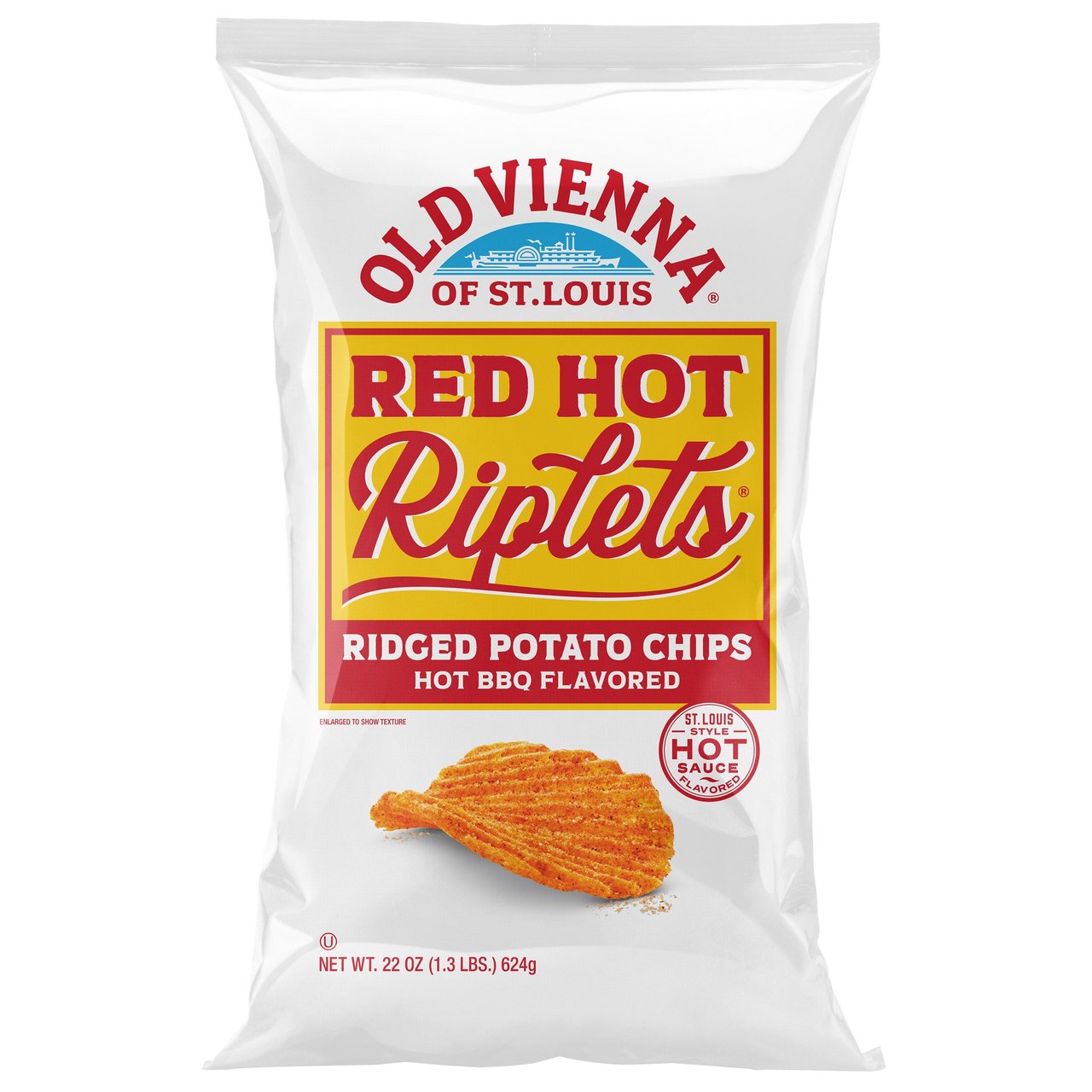 OLD VIENNA RED HOT RIPLETS 22 OUNCE BAG - Image 1