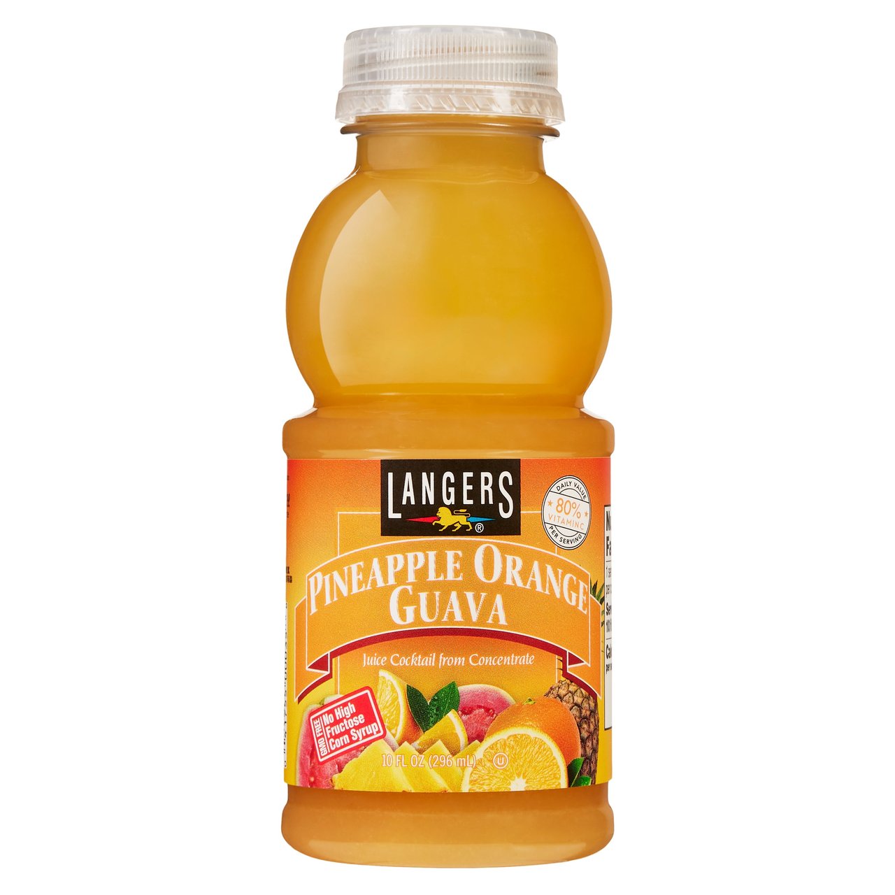 Langers Pineapple Orange Guava Juice Cocktail, 24 CT / 10 FL OZ - Image 1