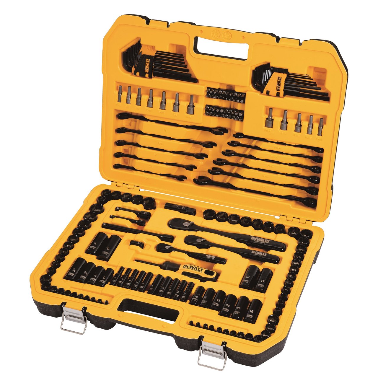DeWalt 184-Piece Black Chrome Mechanics Tool Set