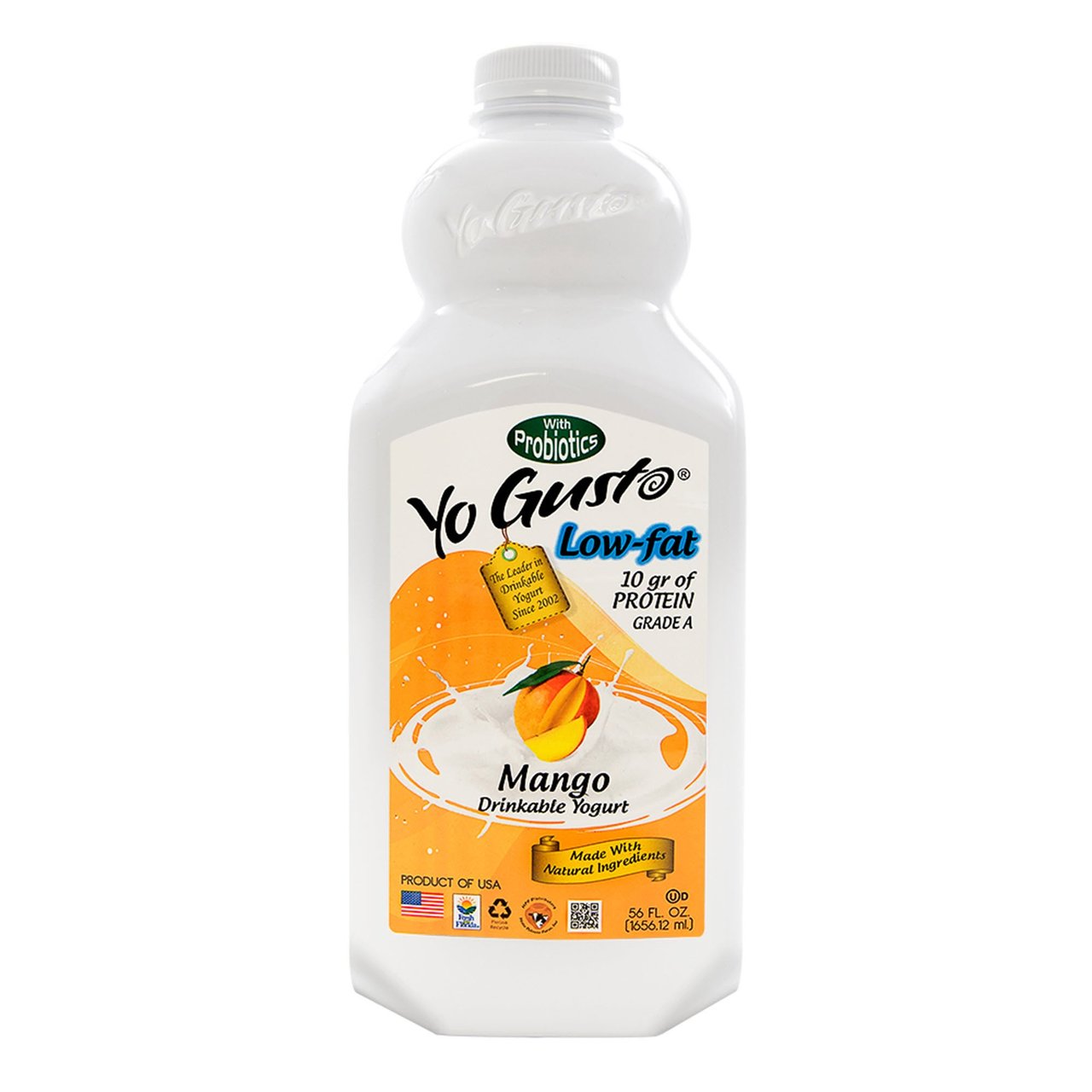 YoGusto Mango Yogurt Drink 56 oz - Image 1