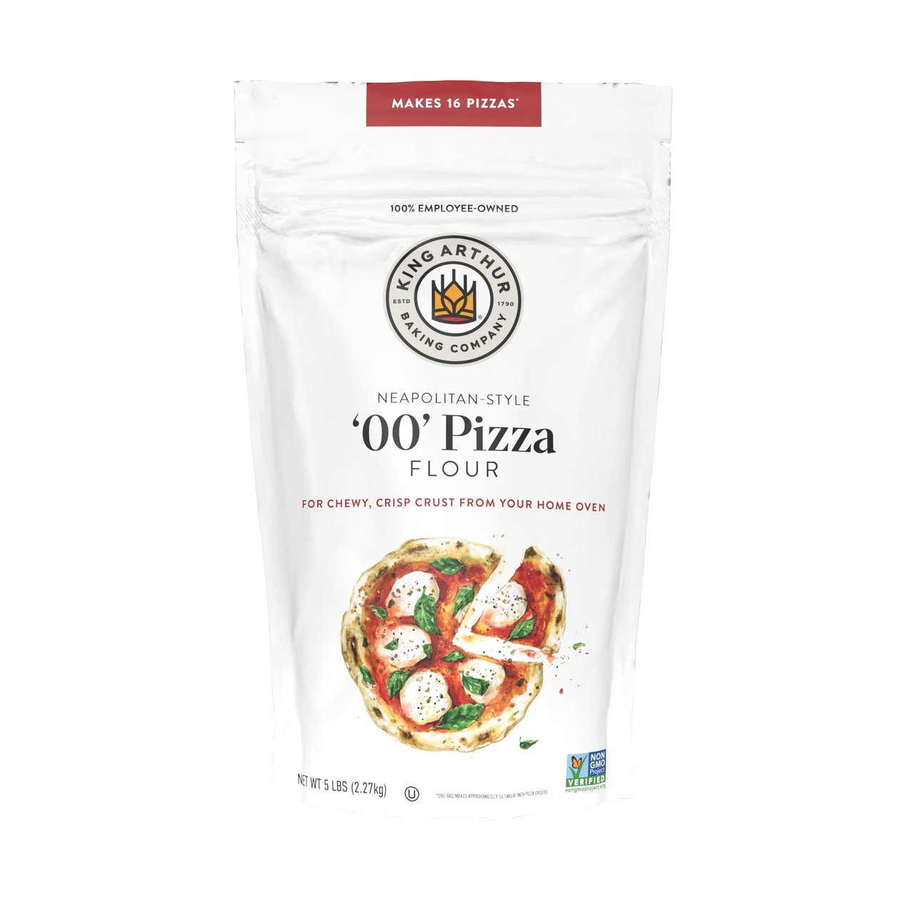 King Arthur '00' Pizza Flour 5 Pound Bag - Image 1