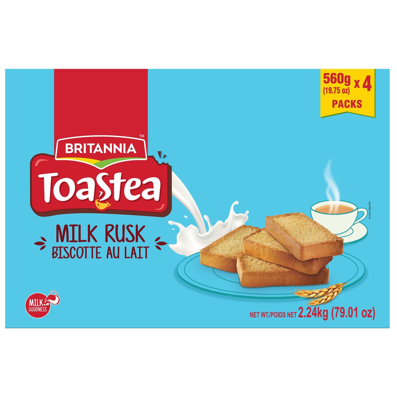 Britannia Toastea Milk Rusk 79.01 Ounces - Image 1