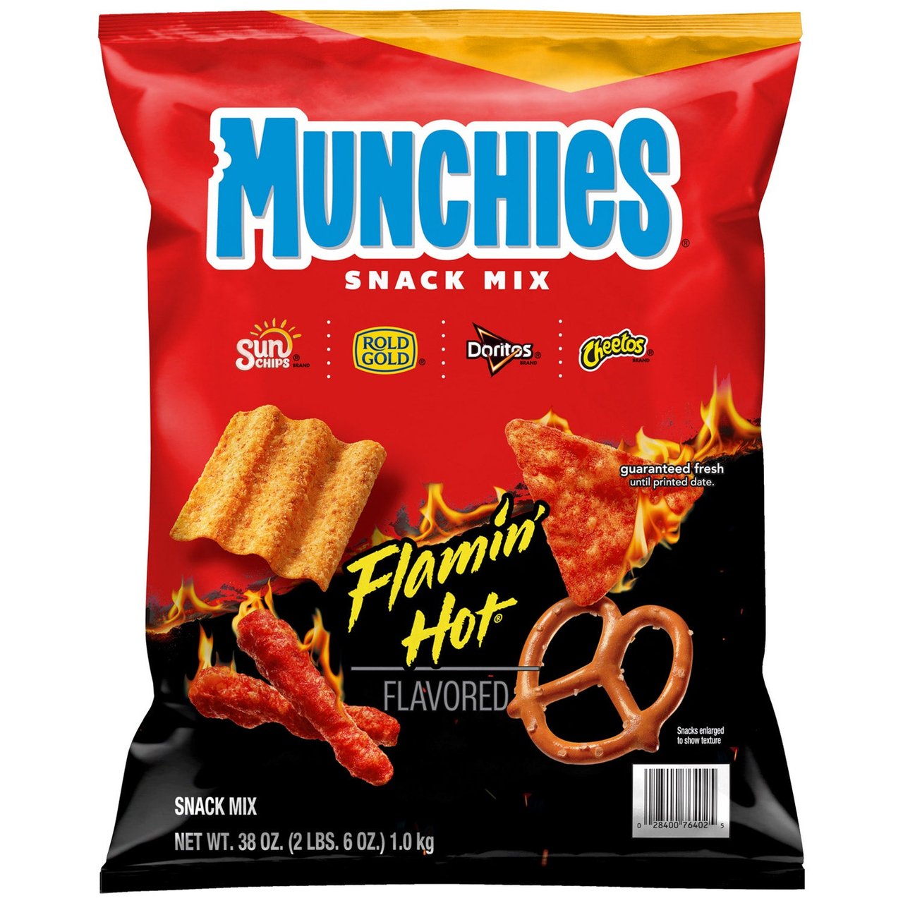 Munchies Flamin' Hot Snack Mix, 38 oz Bag - Image 1