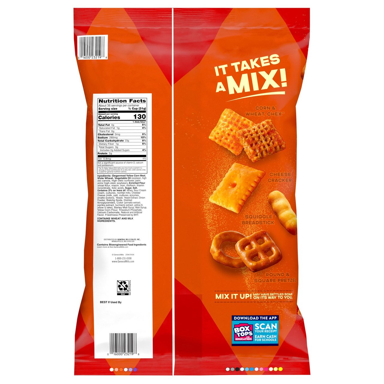 General Mills Cheddar Chex Mix, 40 oz (2.5 lbs) - Image 1