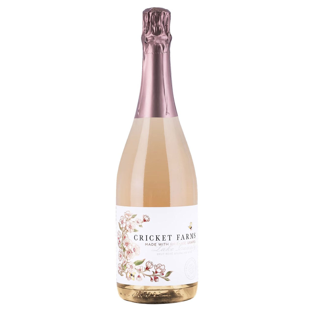 Cricket Farms Sparkling Rosé Lake County, CA 750ml