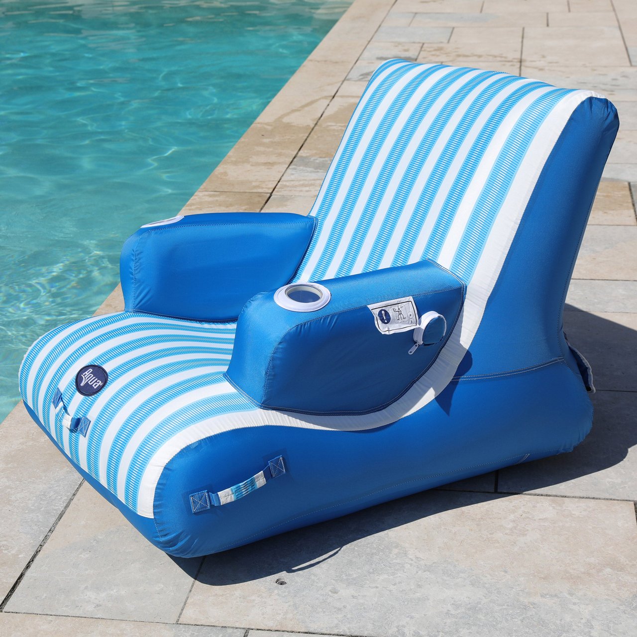 Aqua Luxury Inflatable Pool & Patio Chair - Image 1