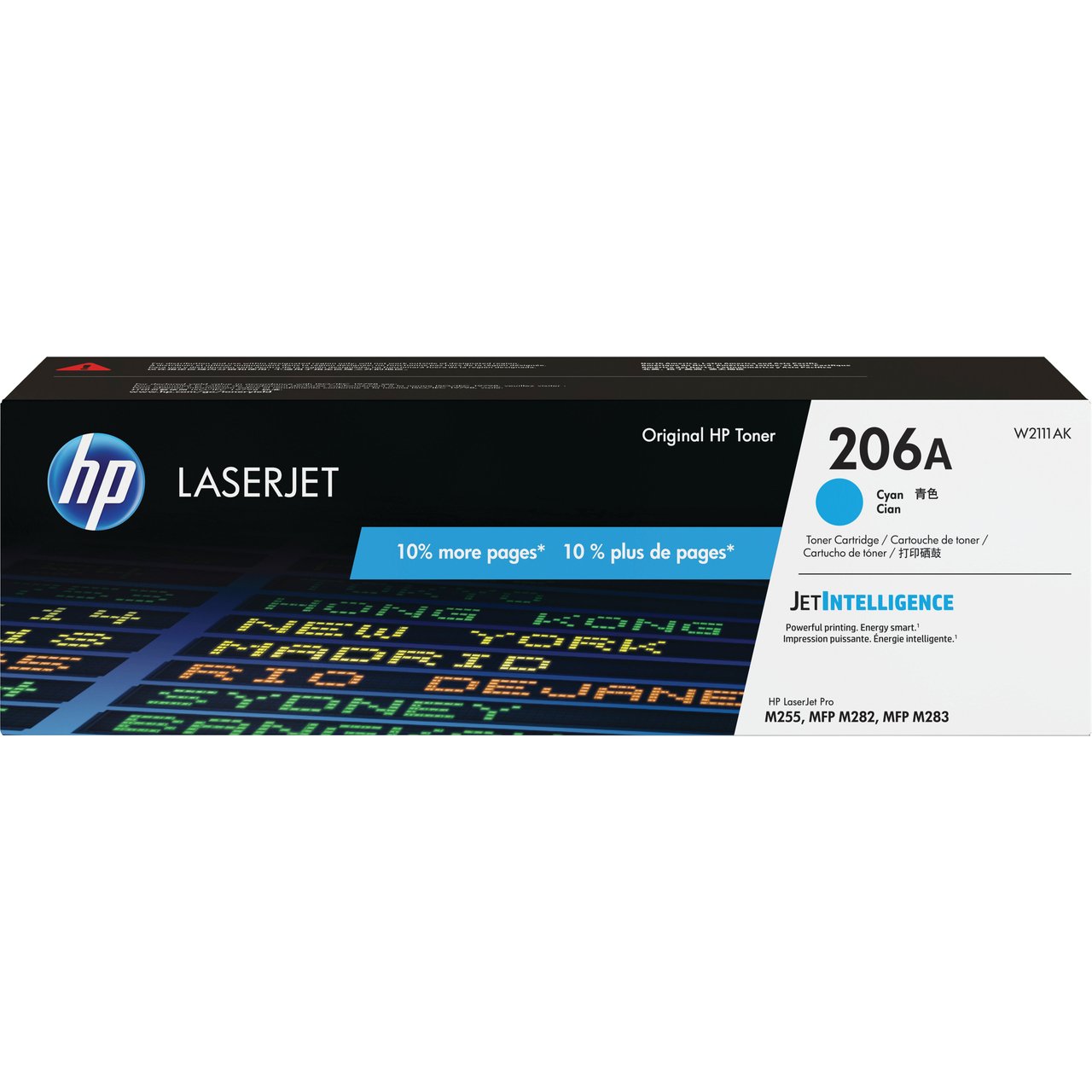 HP 206A Toner Cartridge - Cyan HEWW2111AK 10% More