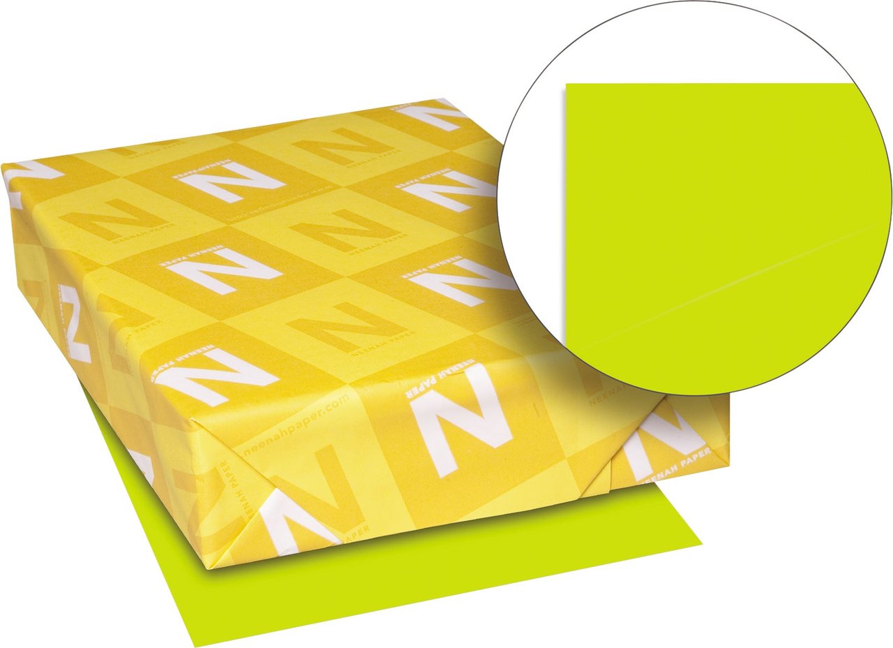 Wausau Astrobrights Terra Green Colored Paper, 8.5" x 11", 24 lb, 500 Sheets/Ream (WAU22581)