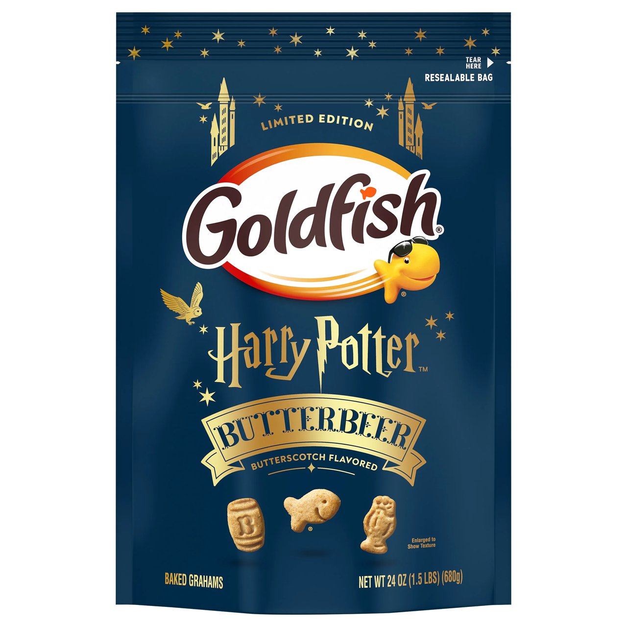 Pepperidge Farm Harry Potter Butterbeer Grahams Goldfish 24 oz - Image 1