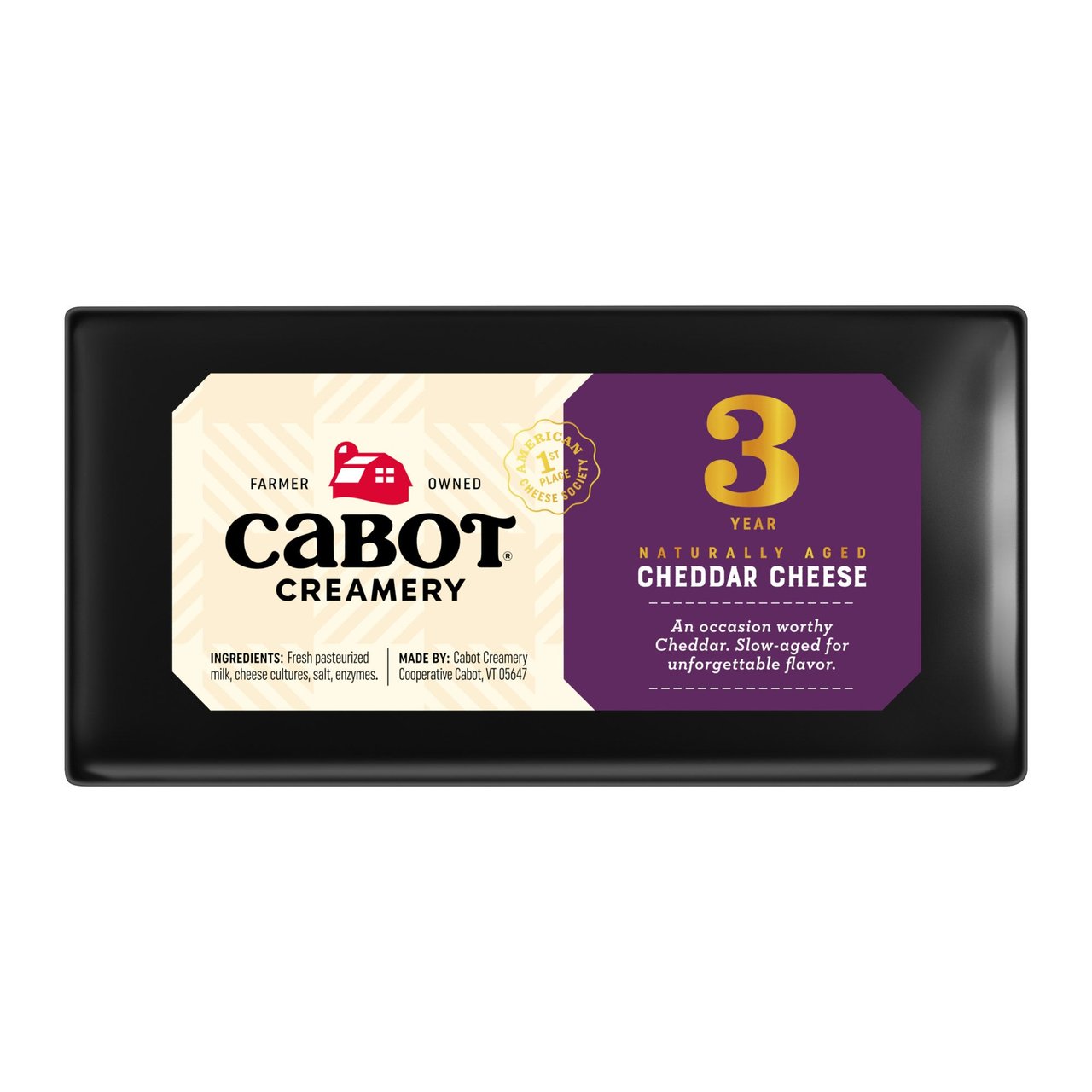 Cabot 3 Year Aged White Cheddar (Price Per Pound) - Image 1