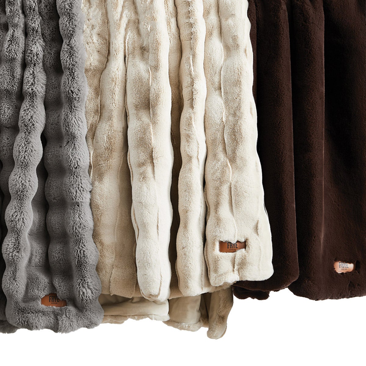 Frye Luxe Faux Fur Throw 60" x 70" - Image 1