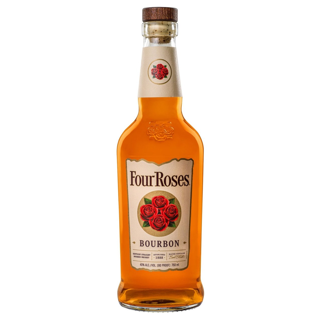 Four Roses Bourbon Whiskey Kentucky 750ML - Image 1