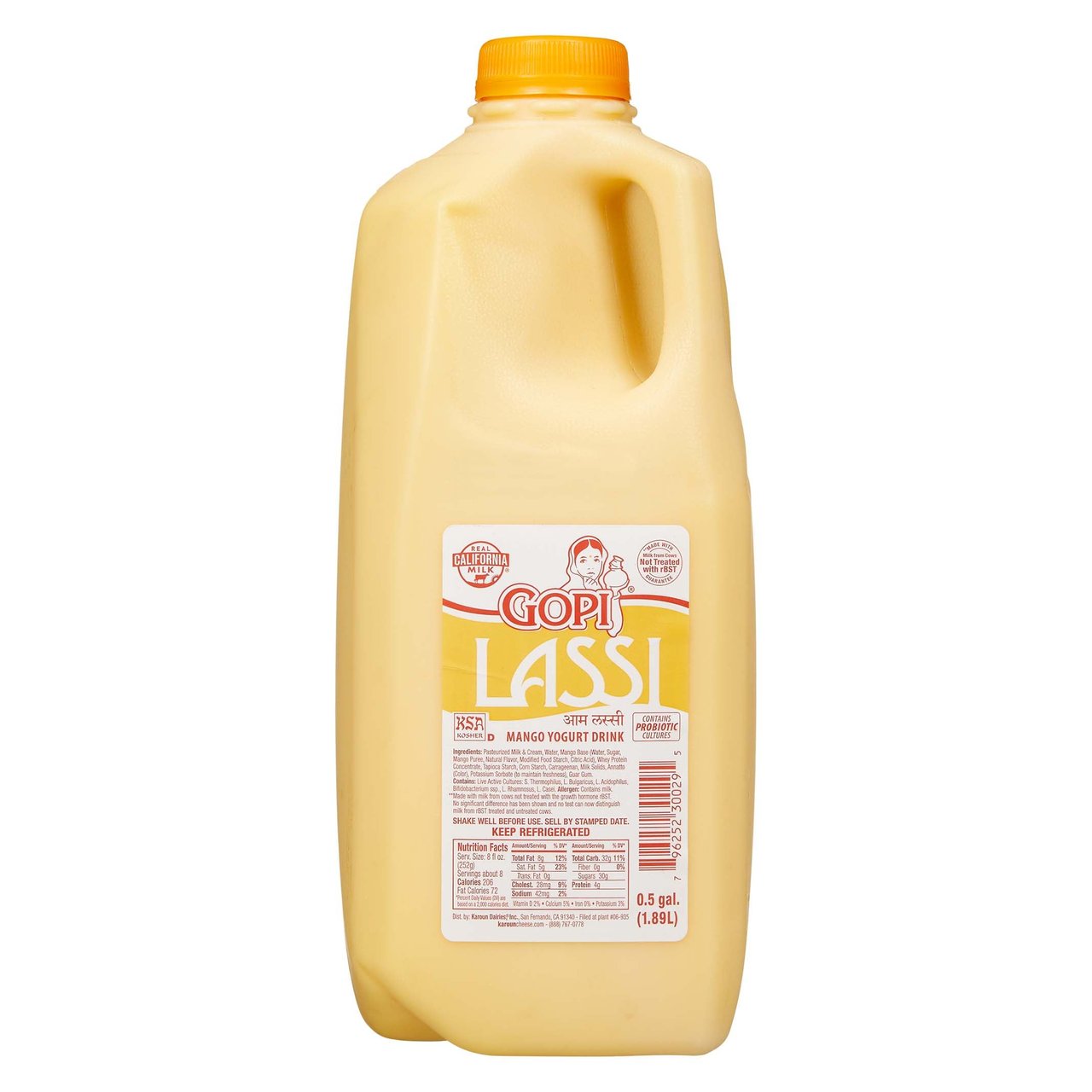 Gopi Mango Lassi Drink 64 fl oz - Image 1