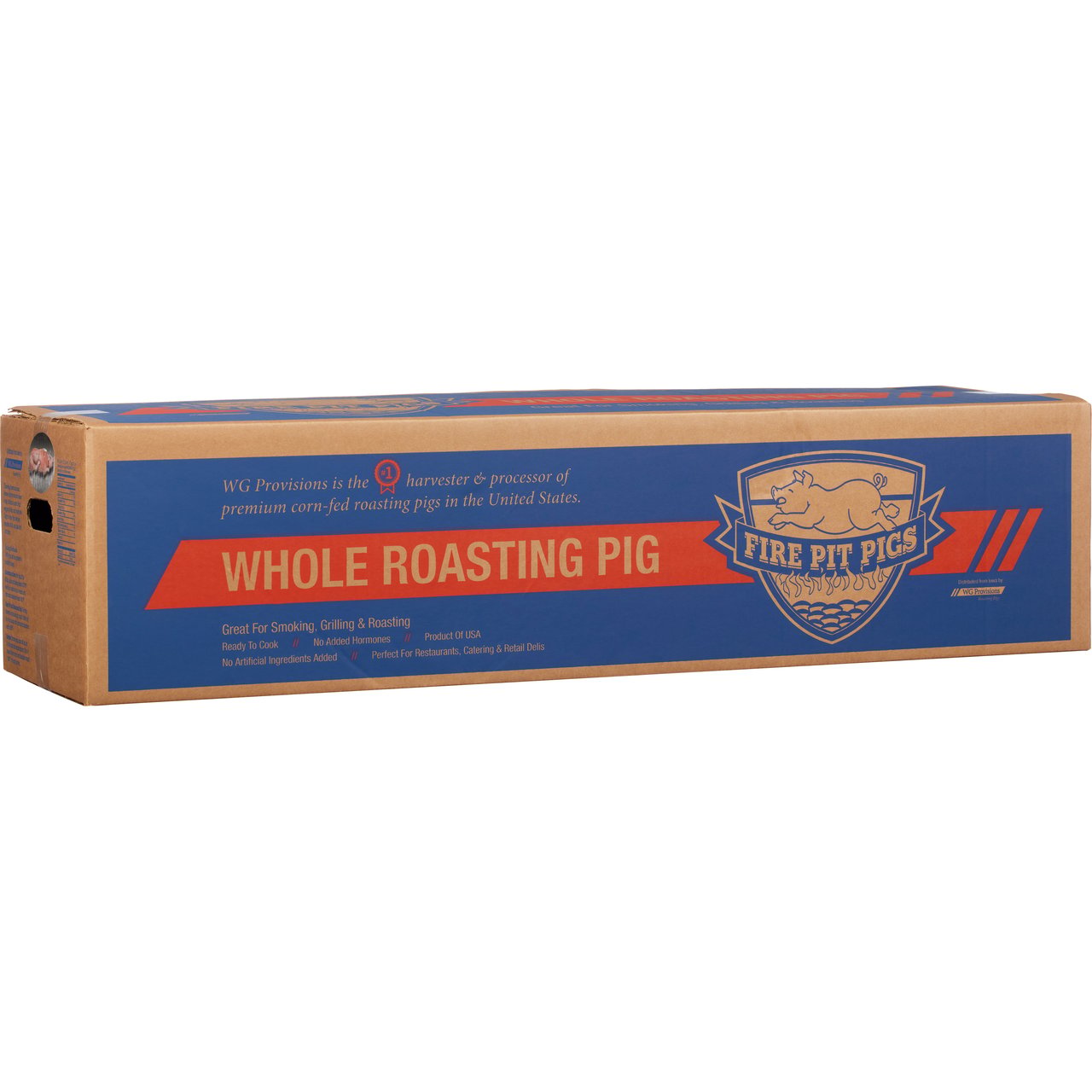 W&G Whole Fire Pit Roasting Pig, Price Per Lb. - Image 1