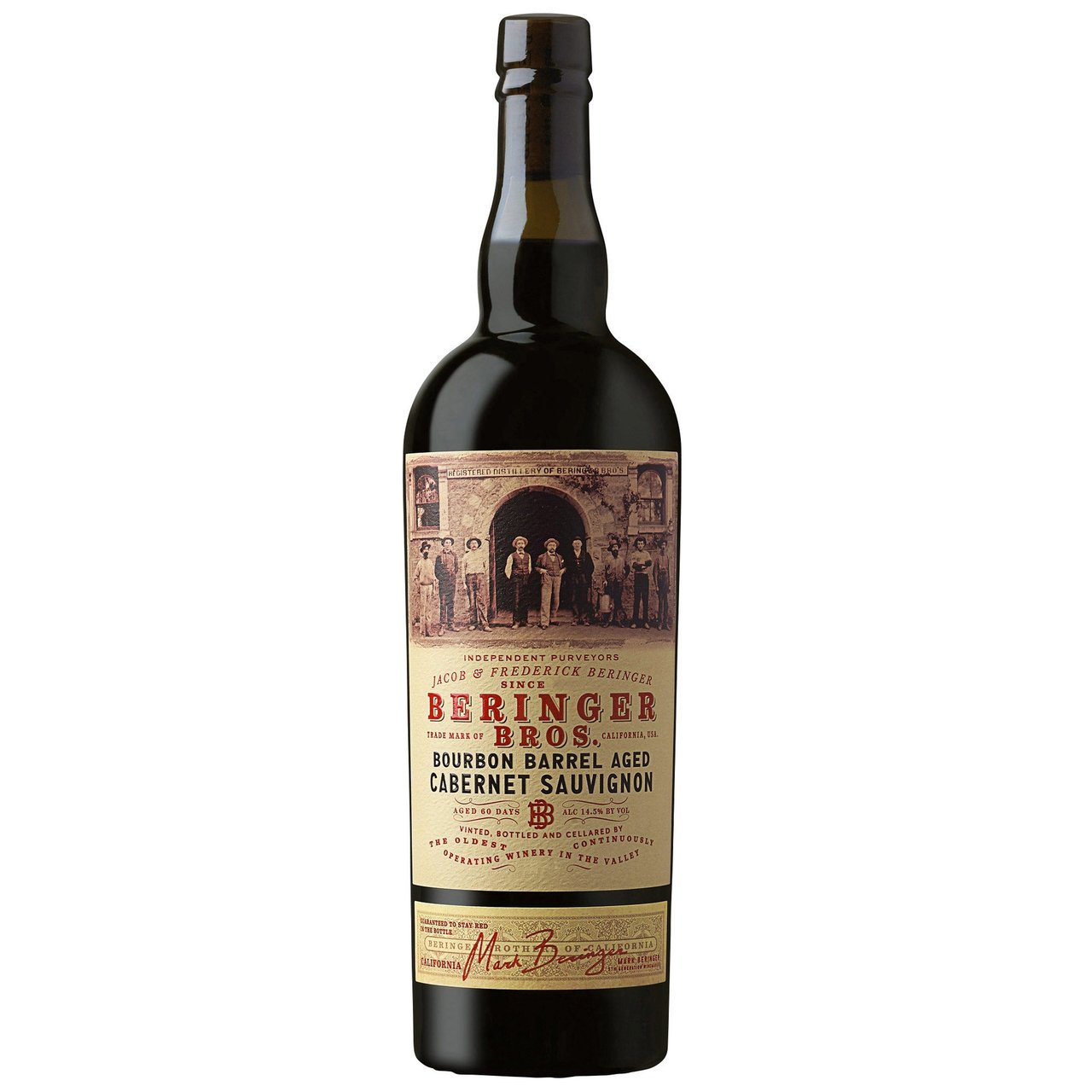 Beringer Bros. Bourbon Barrel Aged Cabernet Sauvignon California 750 ML - Image 1