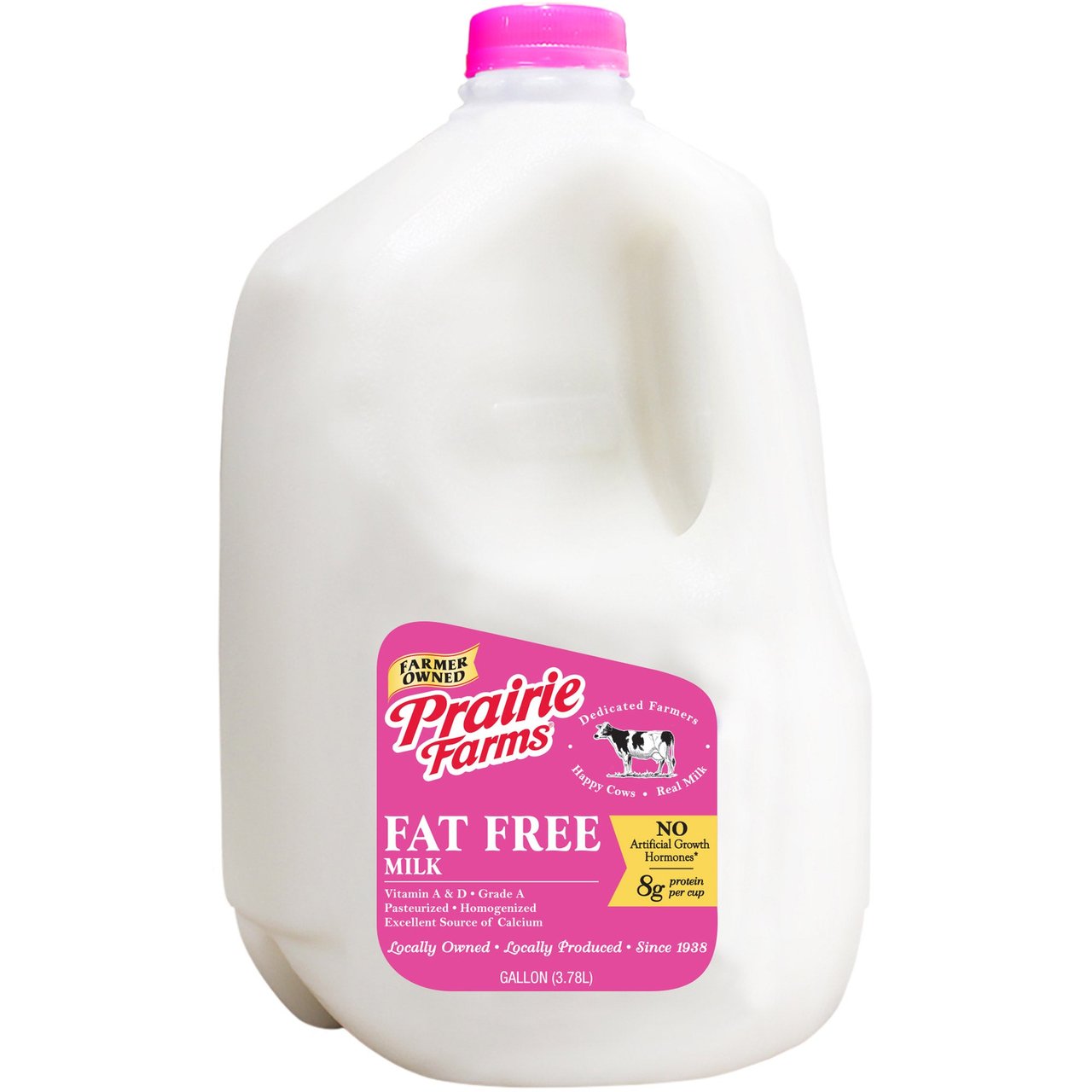 Prairie Farms Fat Free Milk One Gallon