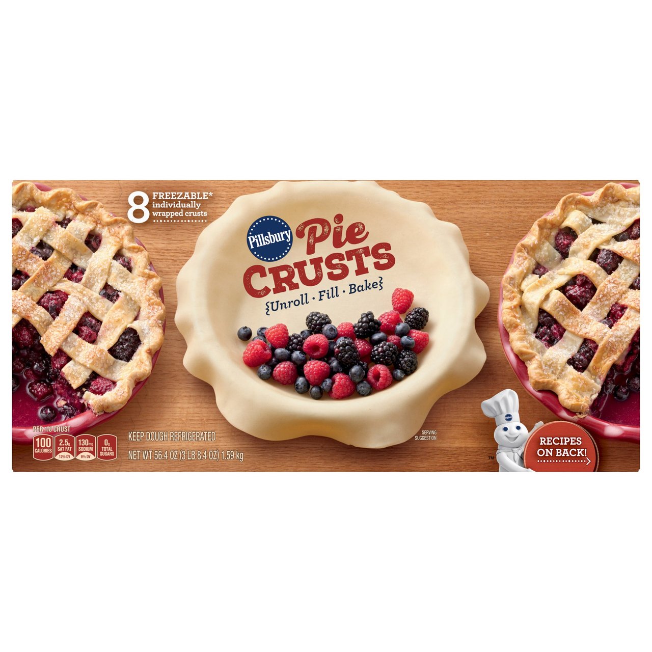 Pillsbury Pie Crusts 8 Count - Image 1