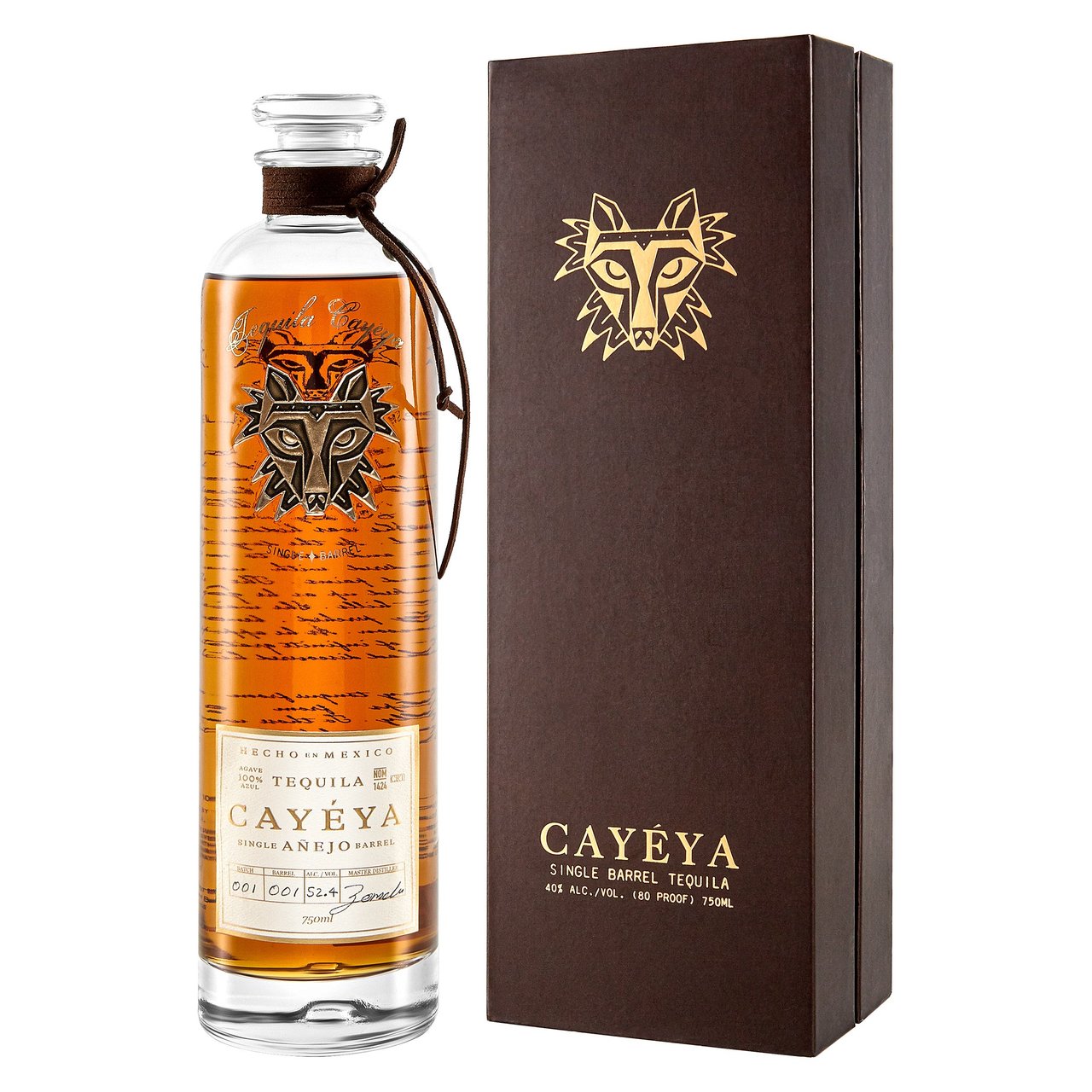 Cayéya Single Barrel Añejo Tequila 750mL