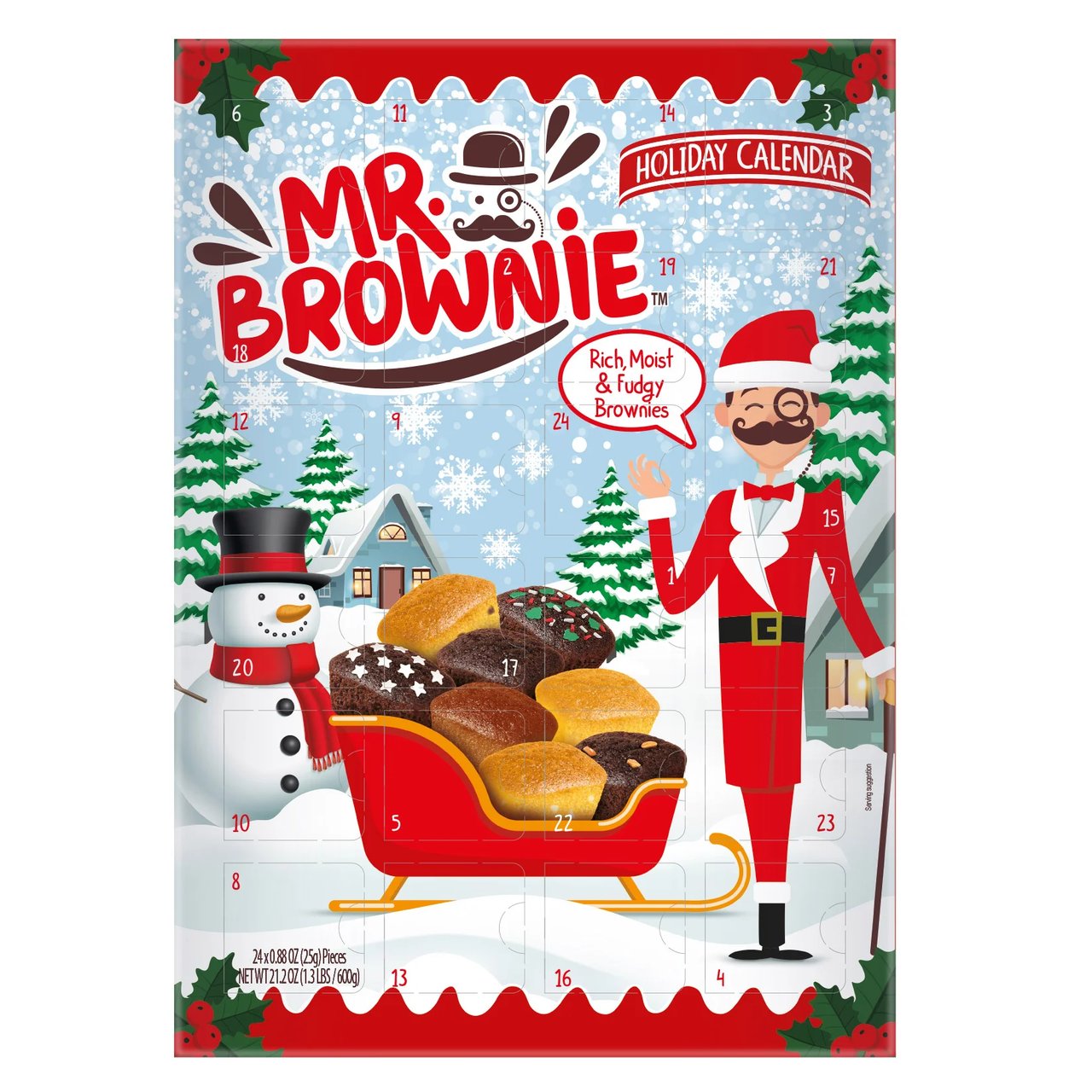 Mr. Brownie Advent Variety Pack 24 Pack - Image 1