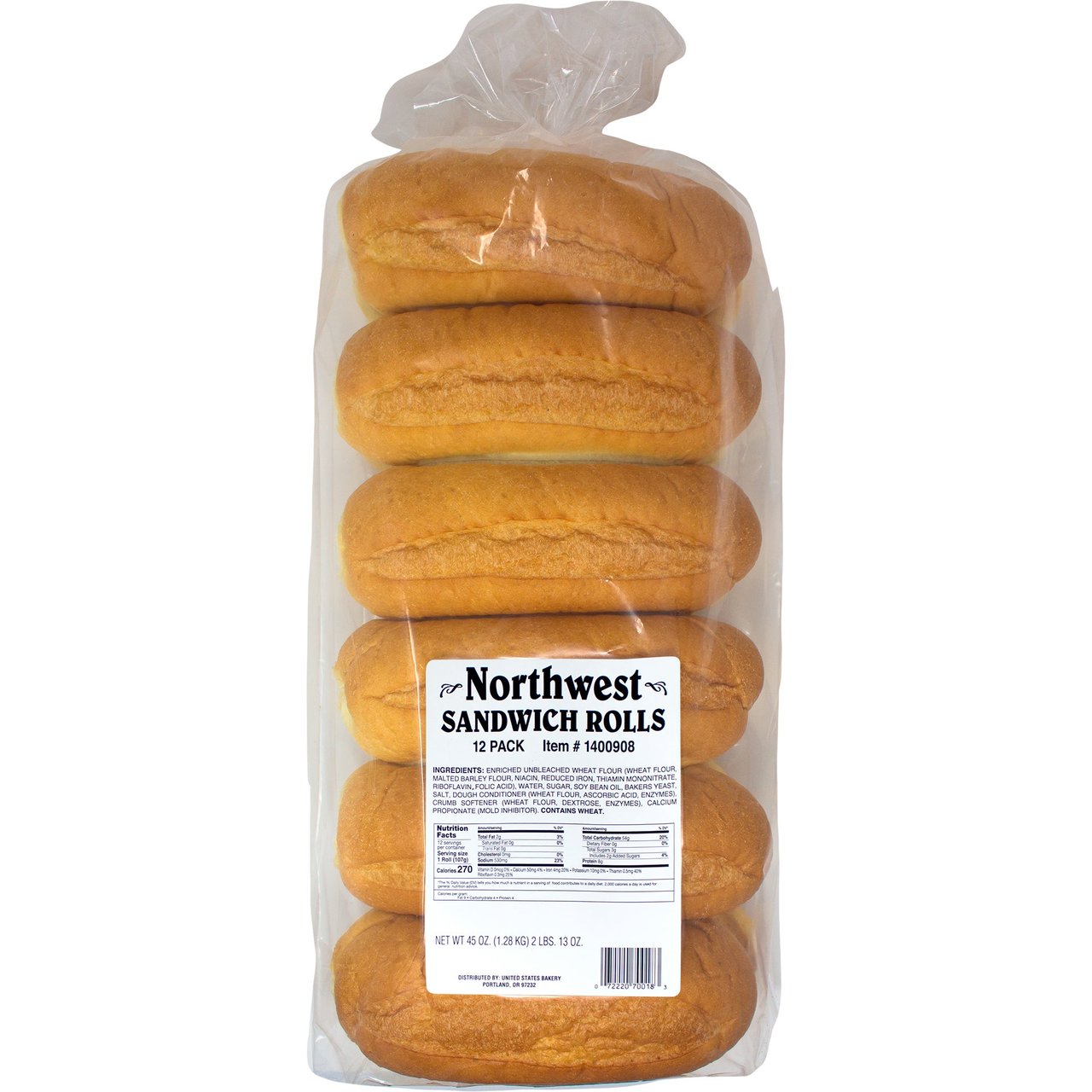 Northwest Sandwich Rolls, 12 Count - Image 1