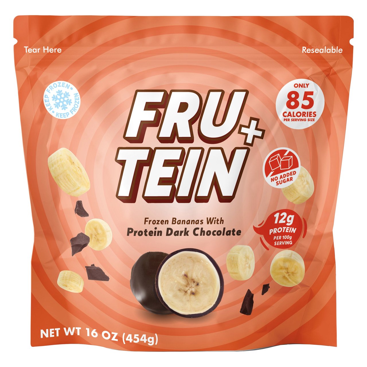 SMART HARVEST FRUTEIN PROTEIN DARK CHOCOLATE BANANAS 20 OZ(1.2 LBS) - Image 1