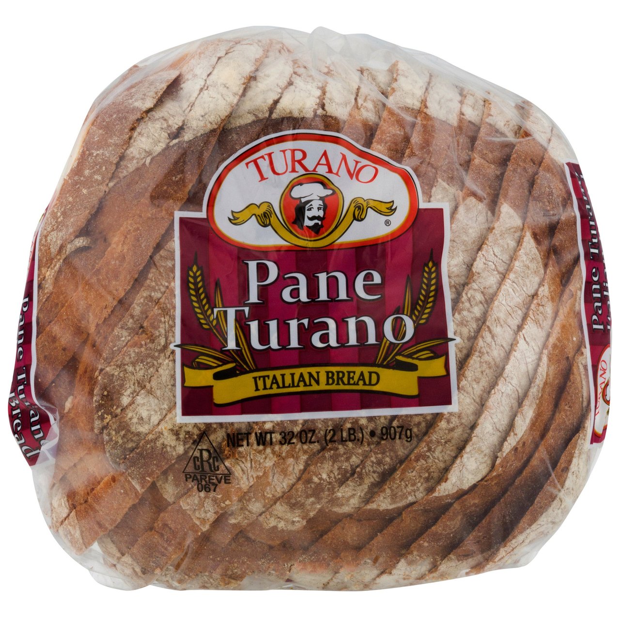 Turano Pane Italian Sliced Bread 32 oz Loaf - Image 1