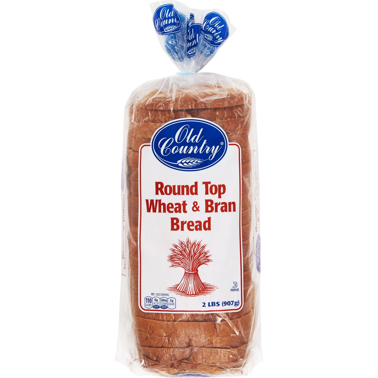 Old Country Round Top Wheat and Bran Bread, 2 lb