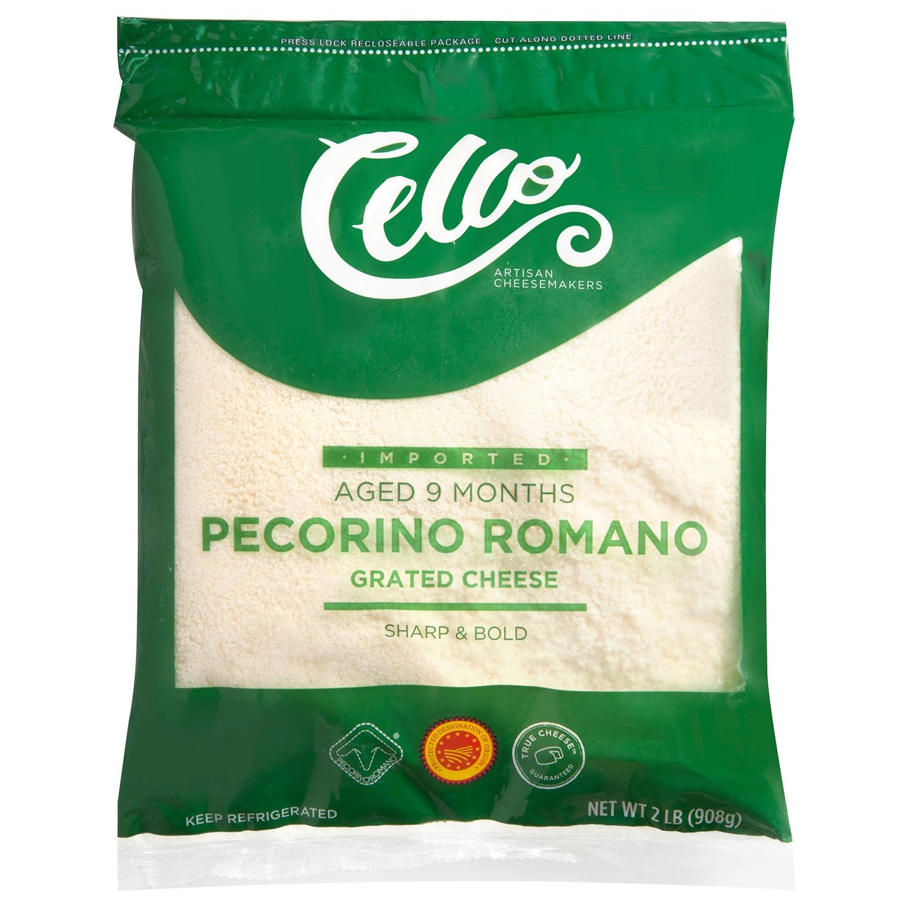 Cello Grated Pecorino Romano 32 oz - Image 1