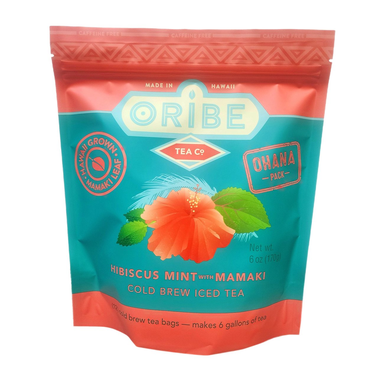 Oribe Tea Hibiscus Mint with Mamaki, 12 Count - Image 1