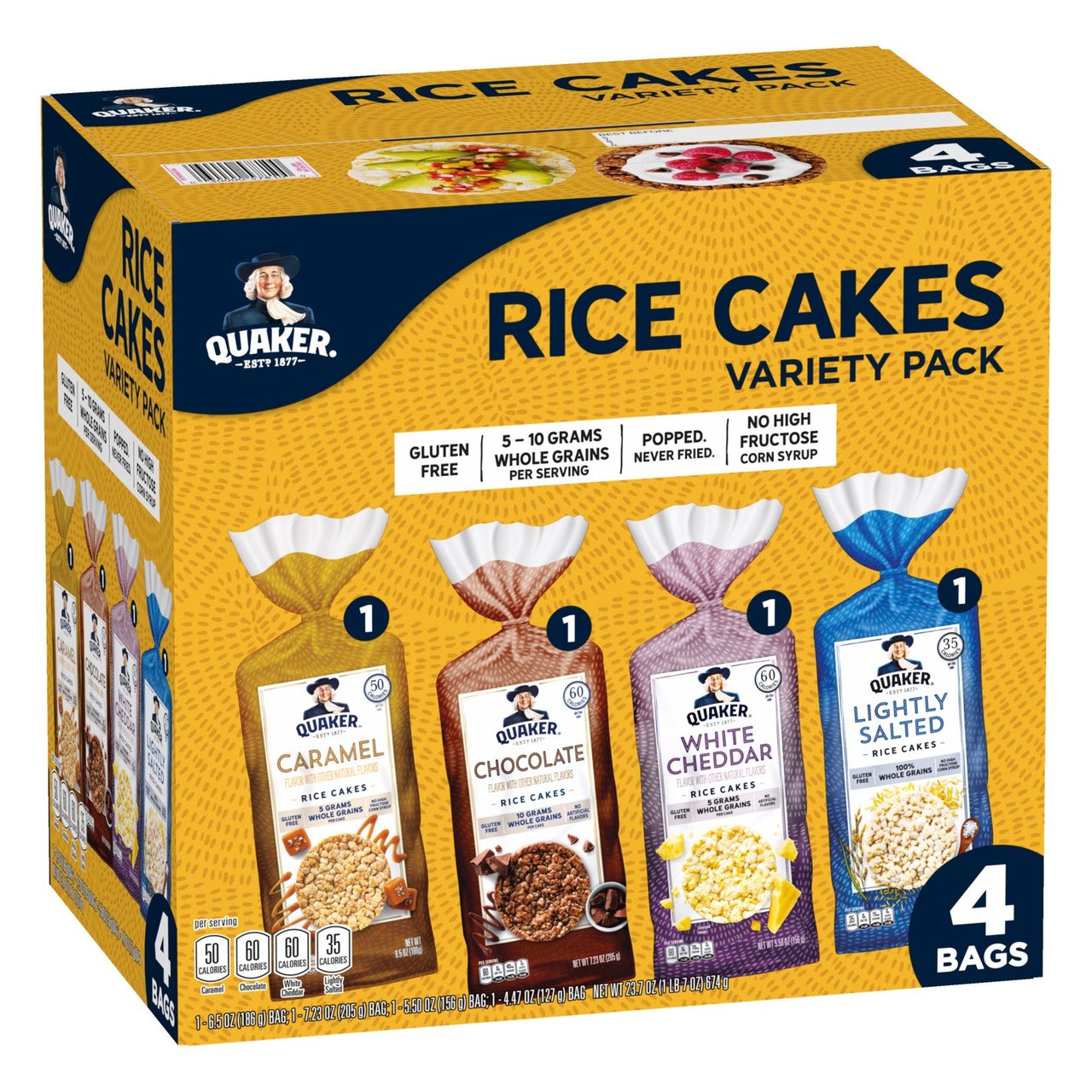Quaker Rice Cakes 4 CT - Image 1