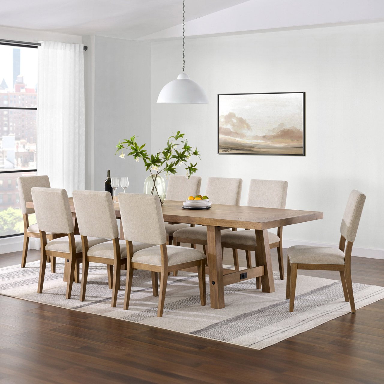 Pike & Main Graham 9-Piece Dining Set - Image 1