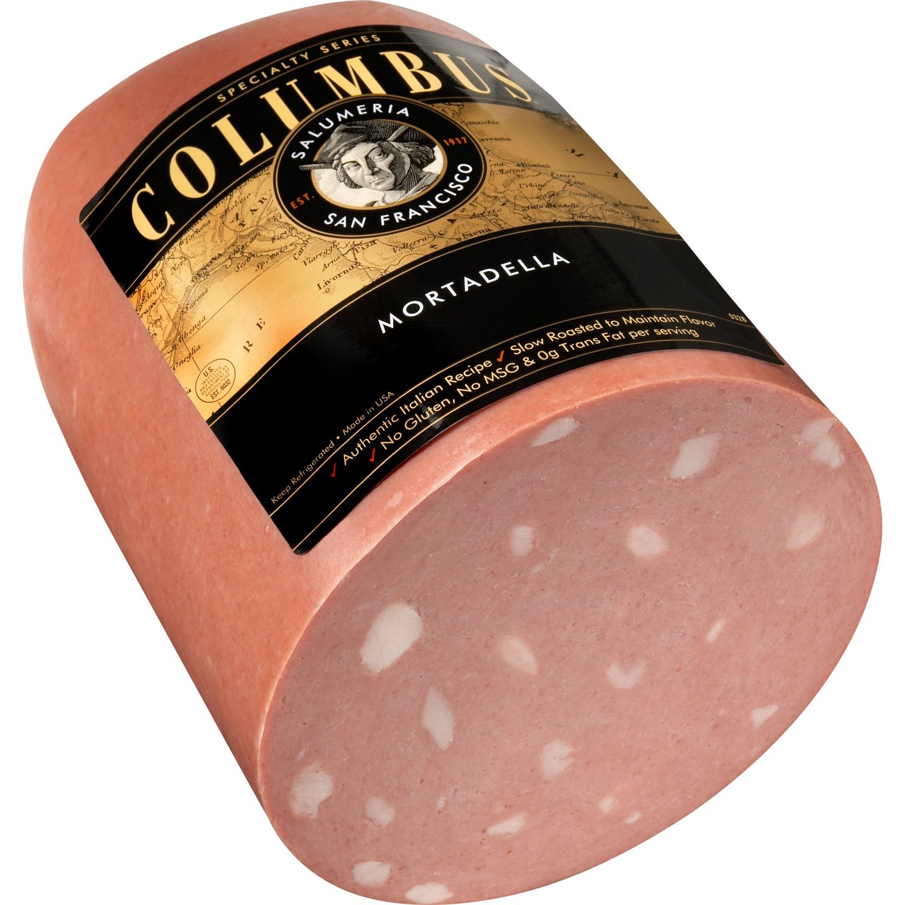 Columbus Mortadella Half Oval - Price Per Pound