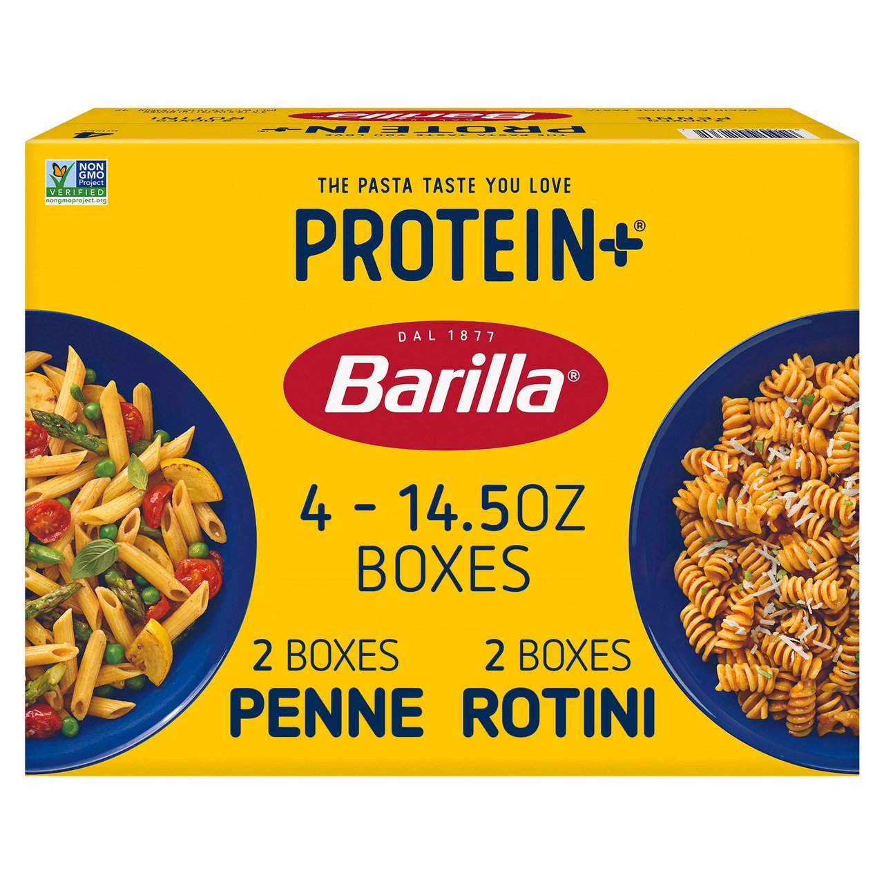 Barilla Protein+ Pasta Variety, 4/14.5 oz Boxes - Image 1