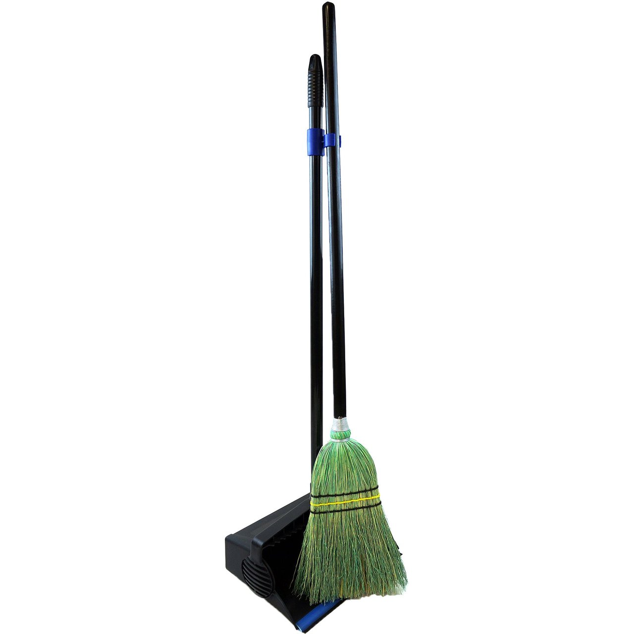 Premier Lobby Corn Broom with Dust Pan - Image 1