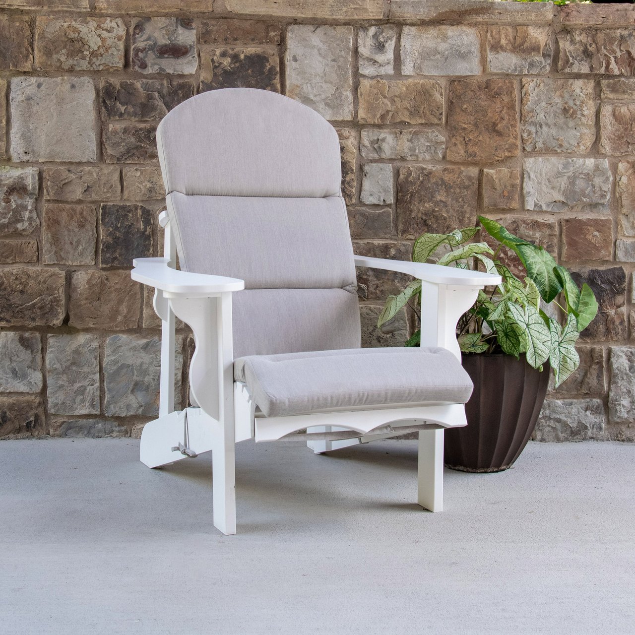 Peak Season Adirondack Cushion for Leisure Line Chairs, Cloud Gray, 2-Pack - Image 1