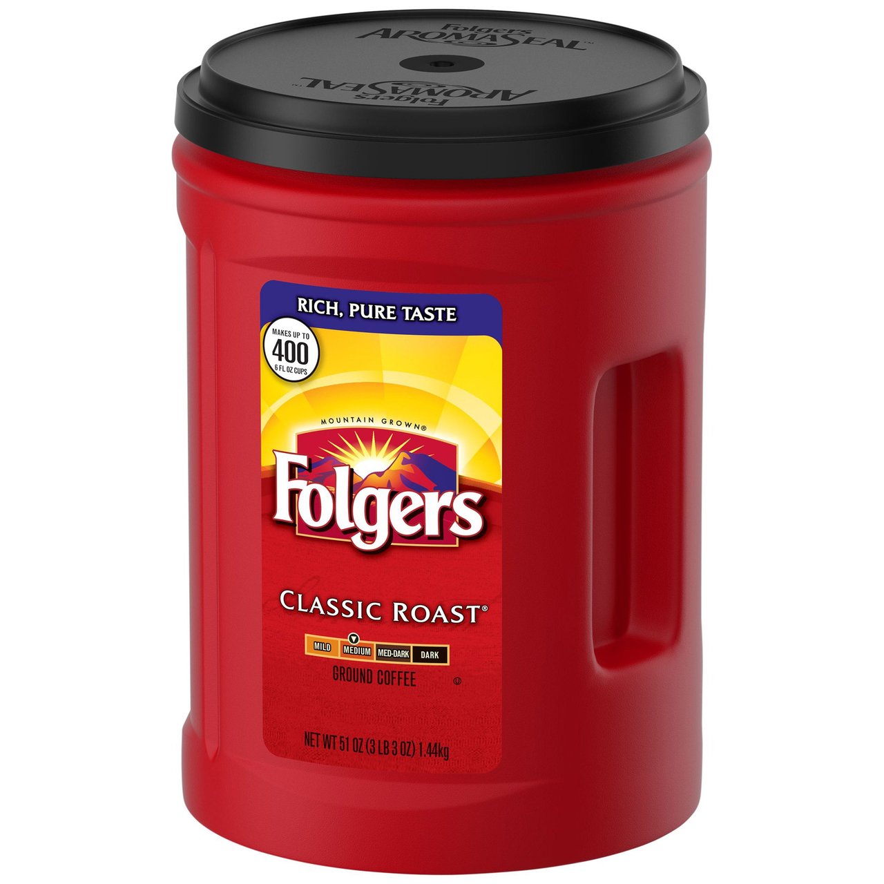 Folgers Classic Roast Ground Coffee 3.18 Pounds - Image 1