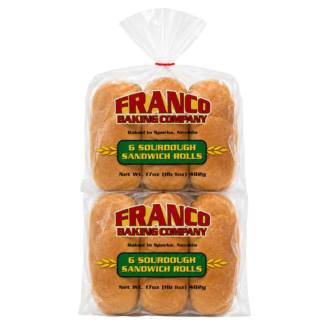 Franco Baking Company Sourdough Sandwich Rolls, 2-Pack (17 oz Each) - Image 1