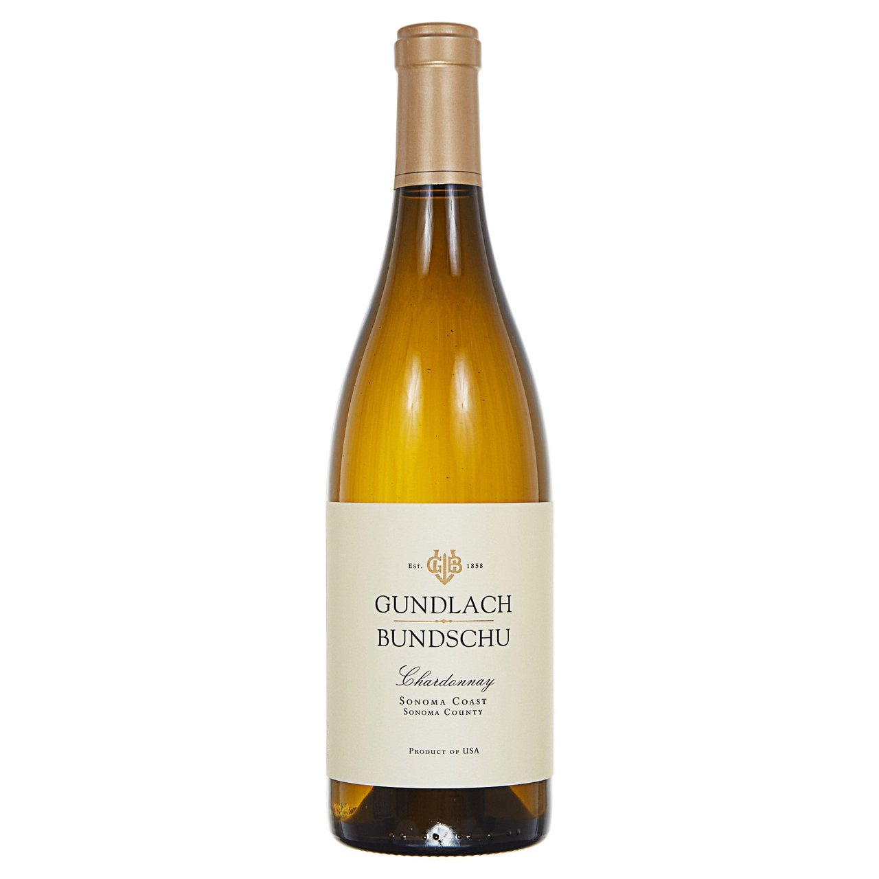 Gundlach Bundschu Chardonnay Sonoma Coast 750 ML - Image 1