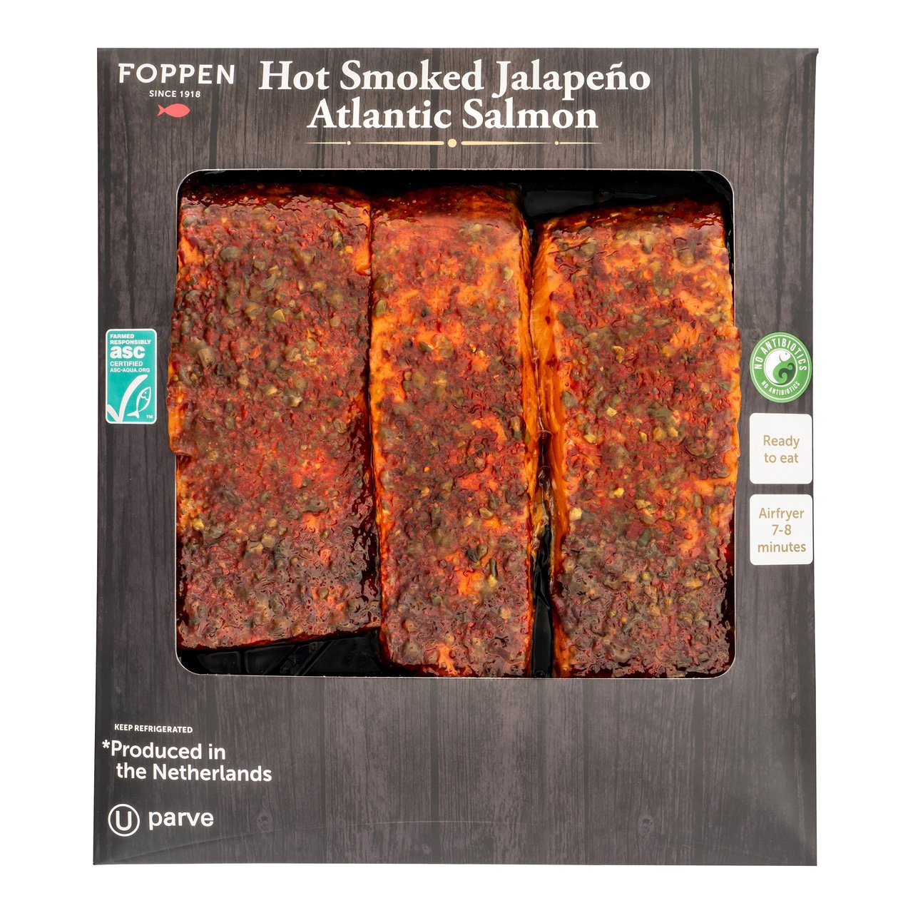 Foppen Jalapeño Hot Smoked Atlantic Salmon, Price Per Lb - Image 1