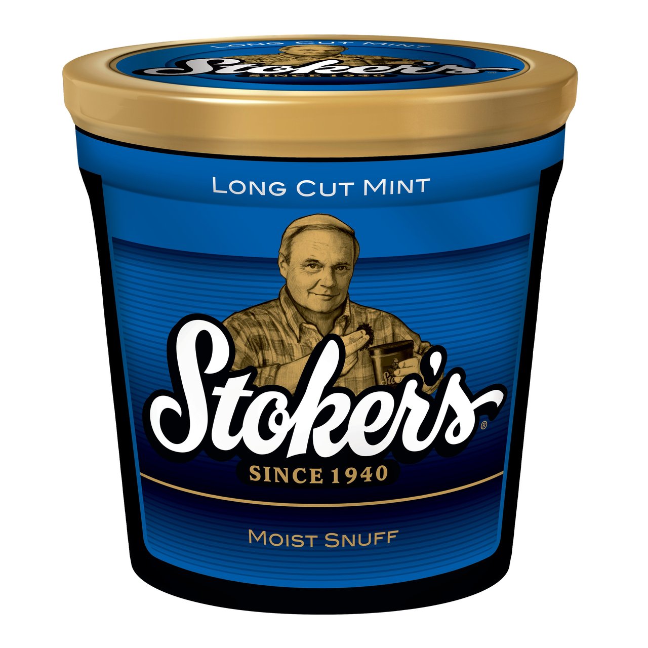 Stoker's Long Cut Mint Moist Snuff 12 oz. Tub