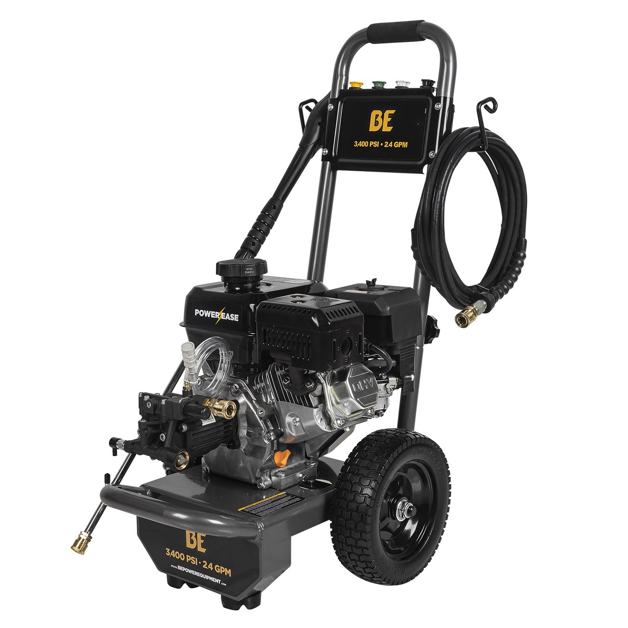 BE Power Equipment 3400 PSI Gas Pressure Washer - Image 1