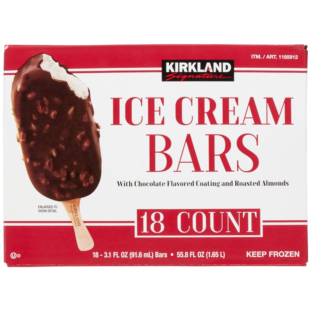 Kirkland Signature Ice Cream Bars 18 Count Box - Image 1