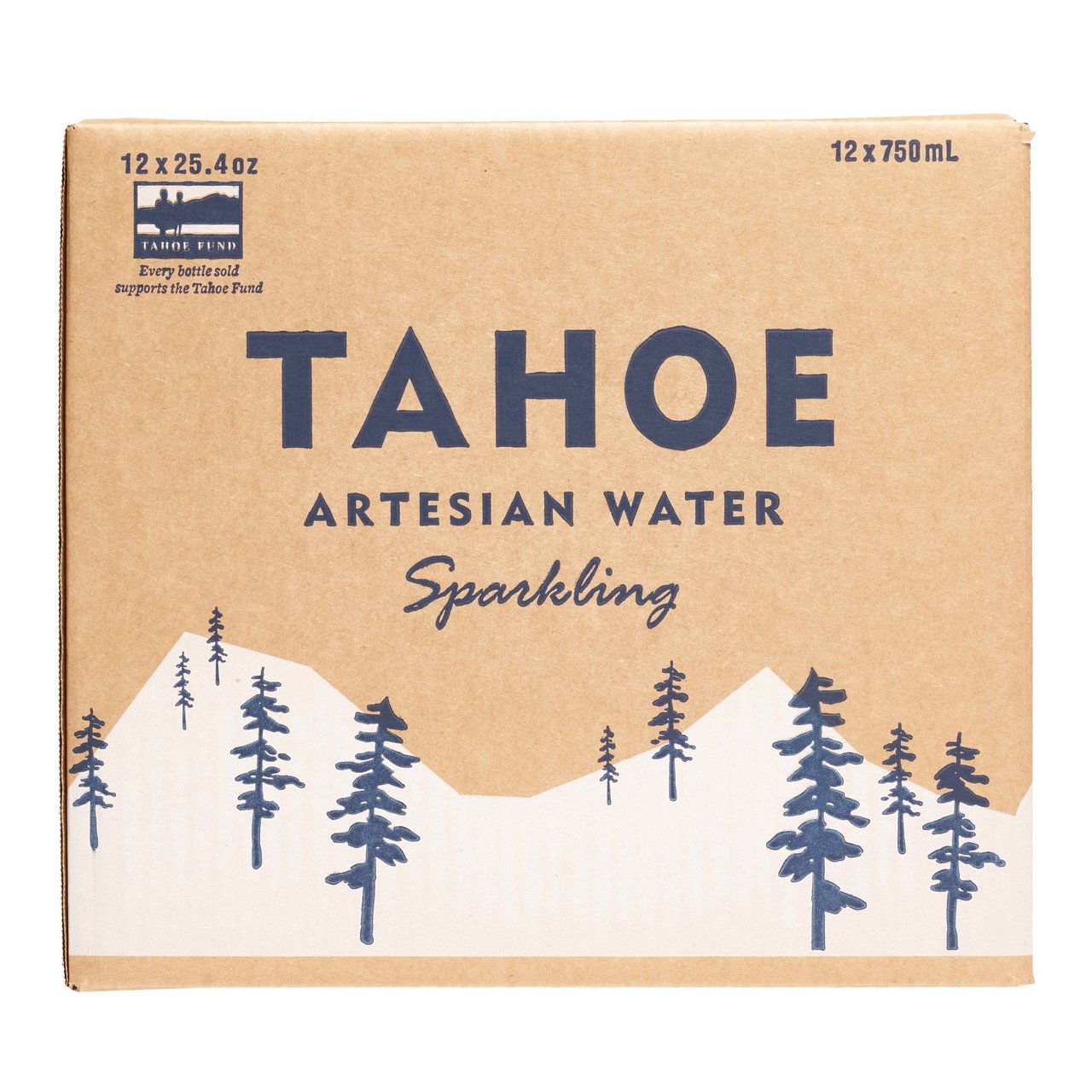 Tahoe Artesian Sparkling Water, 12 Pack, 25.36 oz Each - Image 1