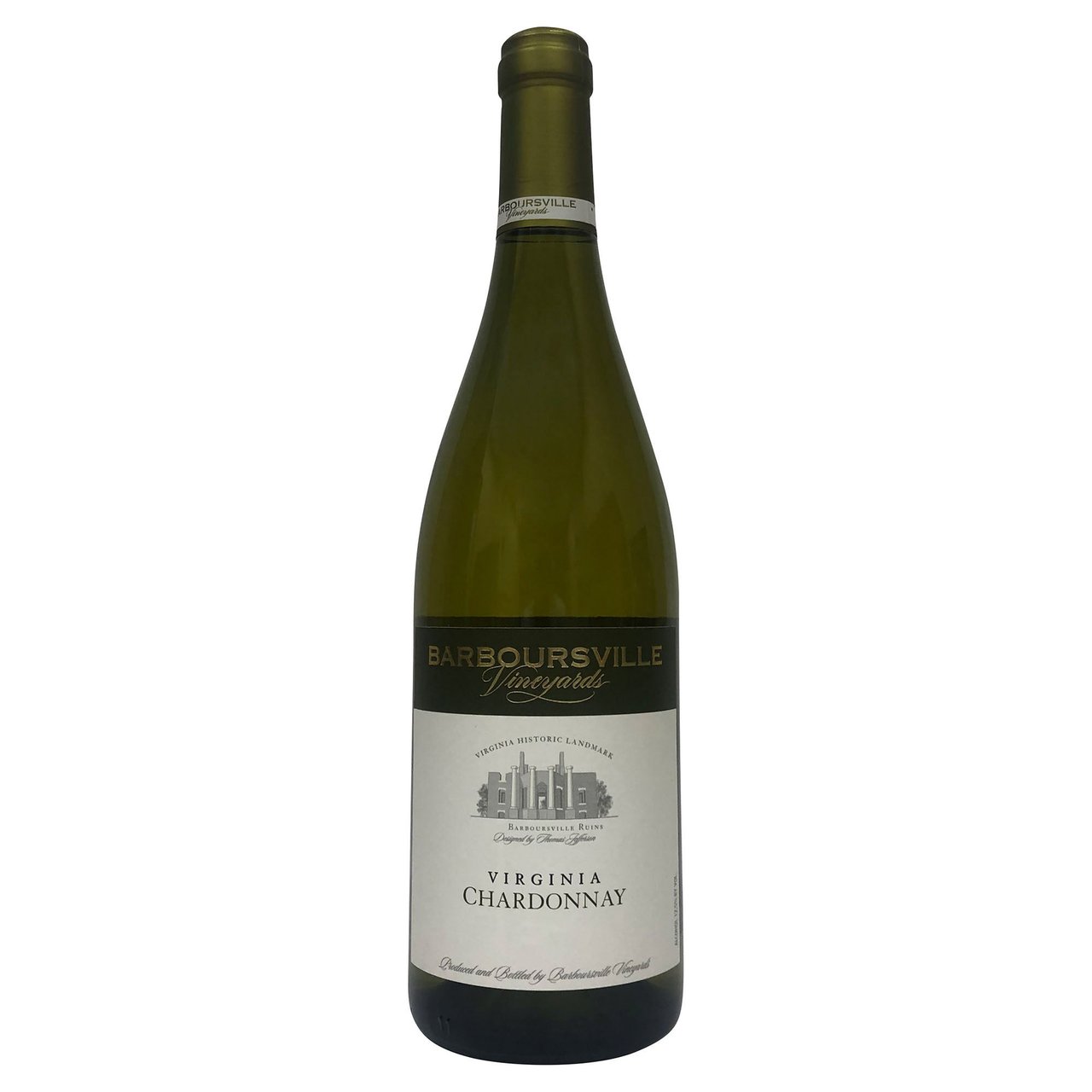 Barboursville Chardonnay Virginia 750 ML - Image 1