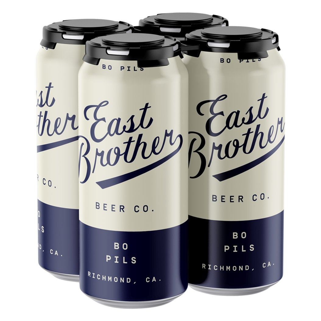 East Brother Beer Co Bo Pils Richmond, CA 6-Pack 16oz Cans - Image 1