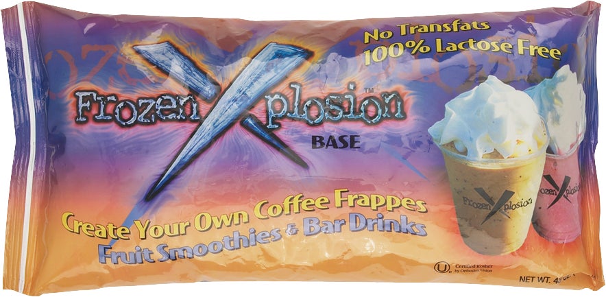 Frozen Xplosion Frappe Base & Smoothie Mix, 3 lb
