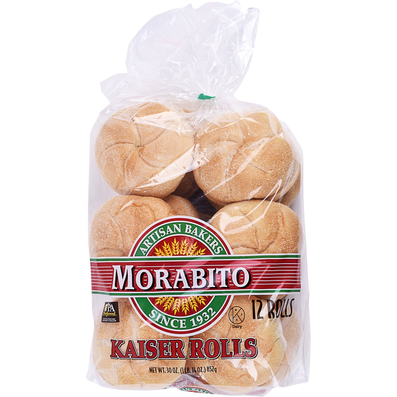 Morabito Baking Co. Kaiser Rolls, 12 CT (1.88 lbs) - Image 1