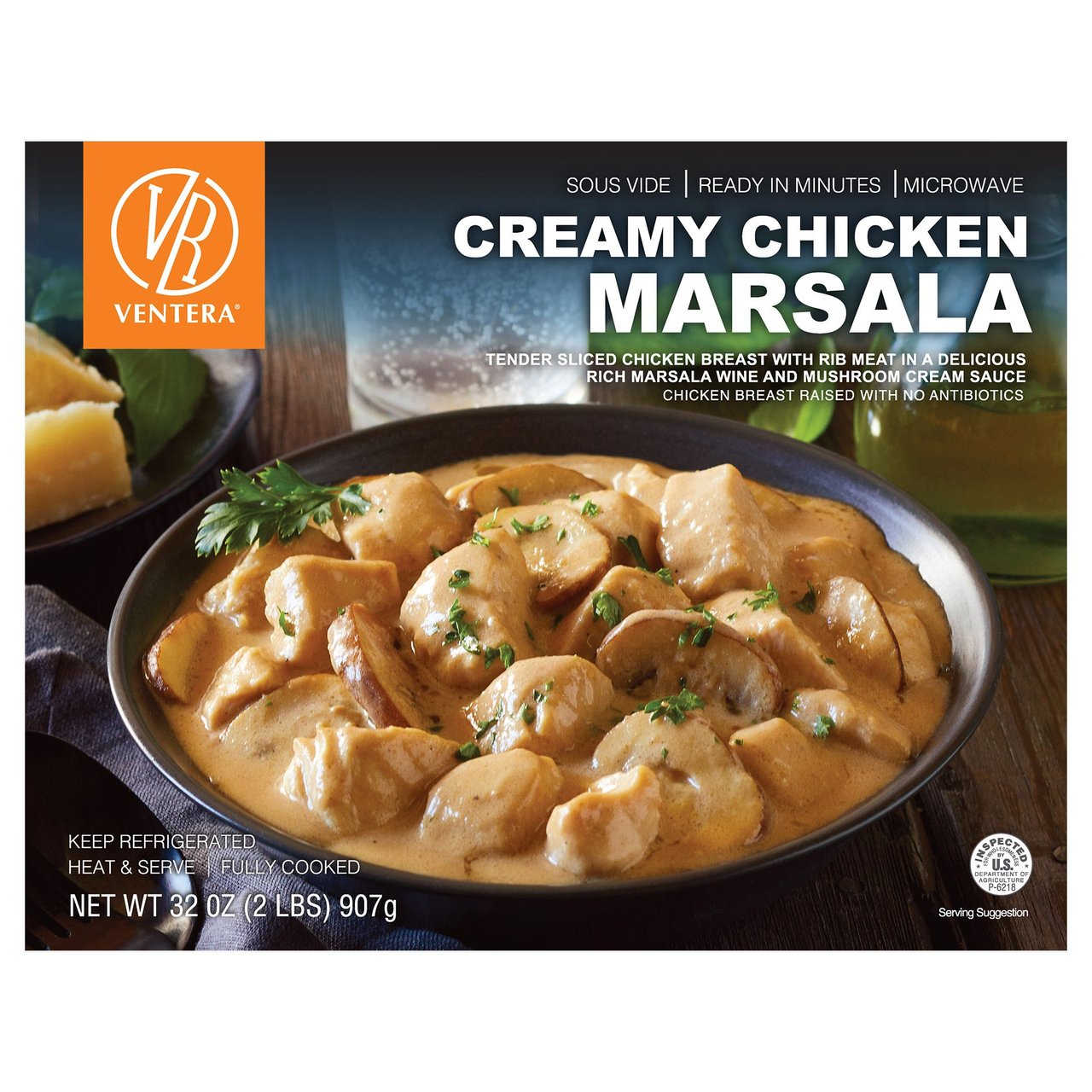 Ventura Ranch Chicken Marsala 32 oz - Image 1