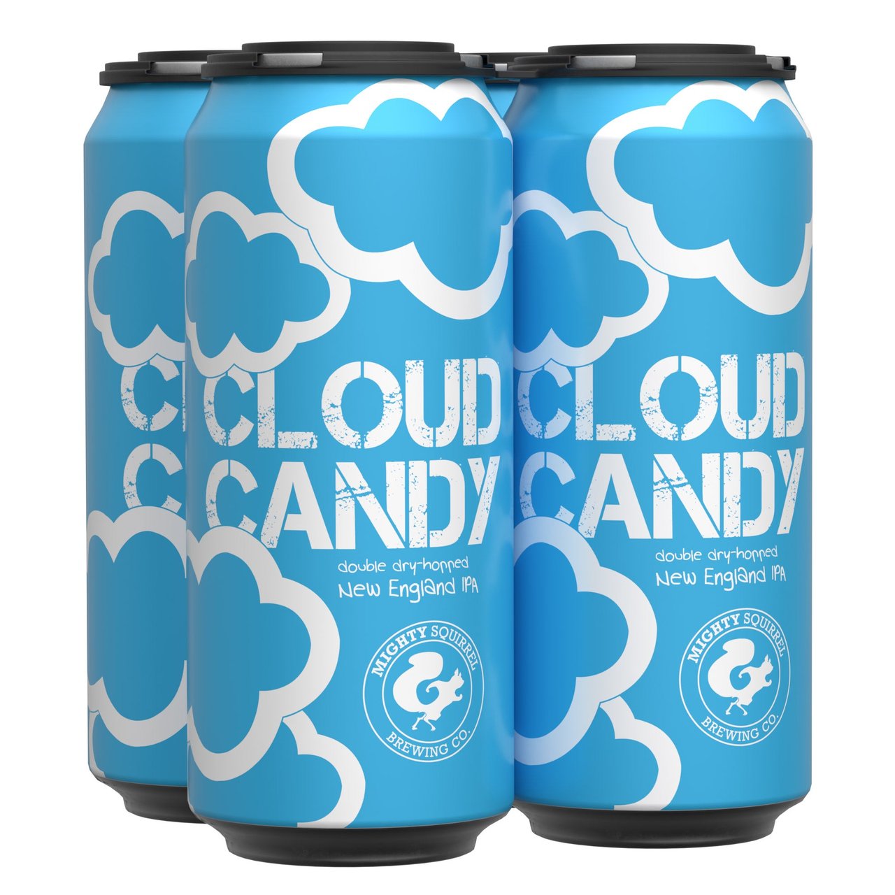 Mighty Squirrel Cloud Candy NEIPA, Waltham, MA - 4/16 oz - Image 1