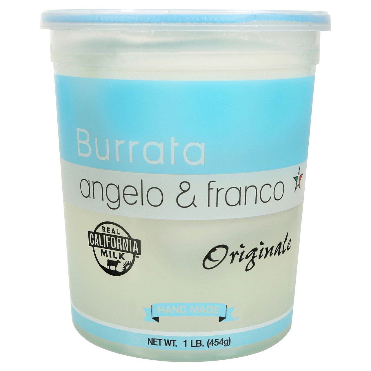 Angelo & Franco Burrata Cheese 16 Ounces - Image 1